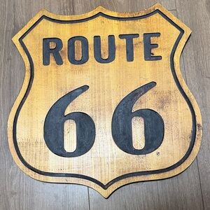 Hobby Lobby Route 66 Wall Sign - Wood and Black